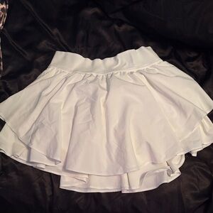 White Lululemon Tennis Skirt